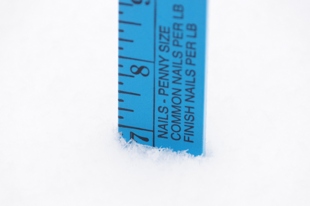 On Saturday morning, we found that the area was pasted overnight with over 6 inches of fluffy snow. It required shoveling, blowing, and plowing from decks, driveways, and roads. It also softened the harsh corners of the forts giving them a more organic feel.