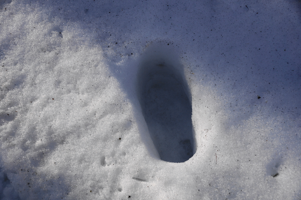 Que the Knight Templar stating, "He chose...poorly.". An unwise or unlucky step will not melt your face, but as your leg sinks past the top of the boot, snow will fall into your Sorel. Snow that melts on contact with foot.  Cold, wet socks: Fear them.