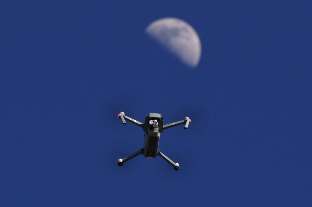 While Lake Lucerne is still ice covered, we were unsure about other area lakes.  The drone was launched to check the state of other bodies of water.