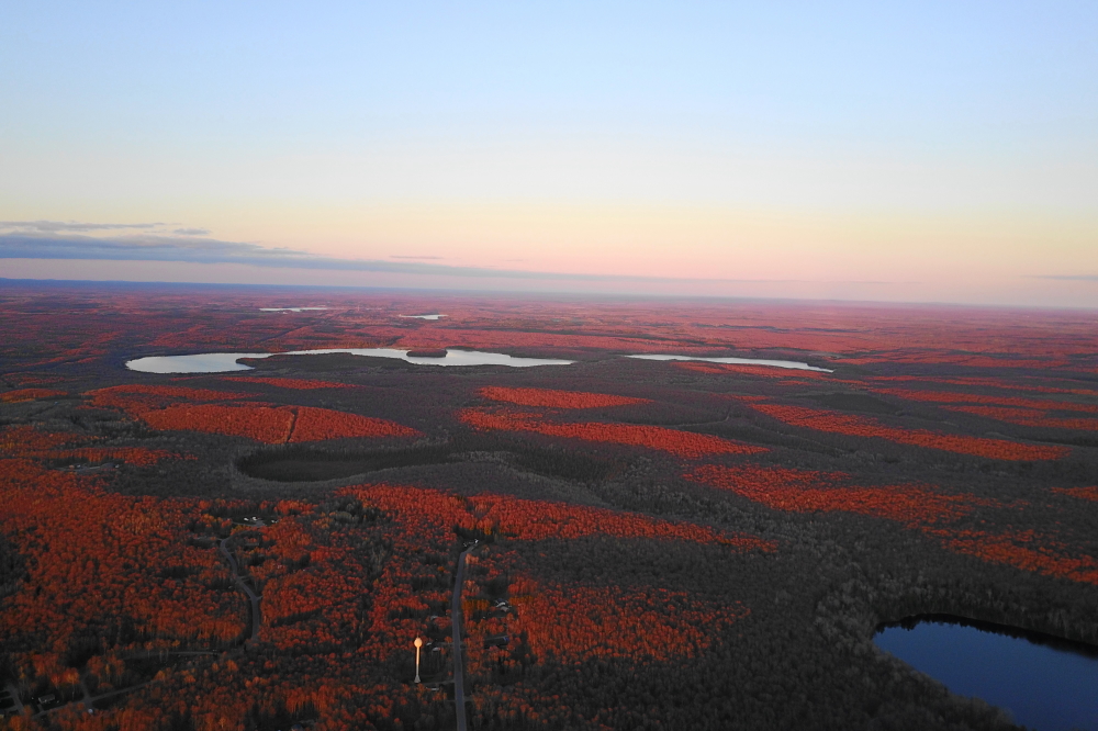 Evenings were still a little cool and had an almost autumnal look and feel. Also Lakes Wabikon and Riley are still ice free.
