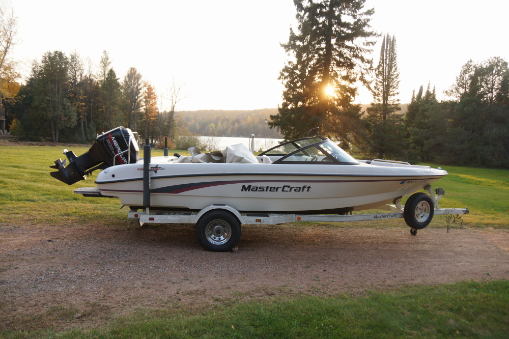 Because it's not going to get any warmer, the weekend became a popular time to pull boats. Many watercraft had their motors put up, gas stabilized, and hulls trailered. 