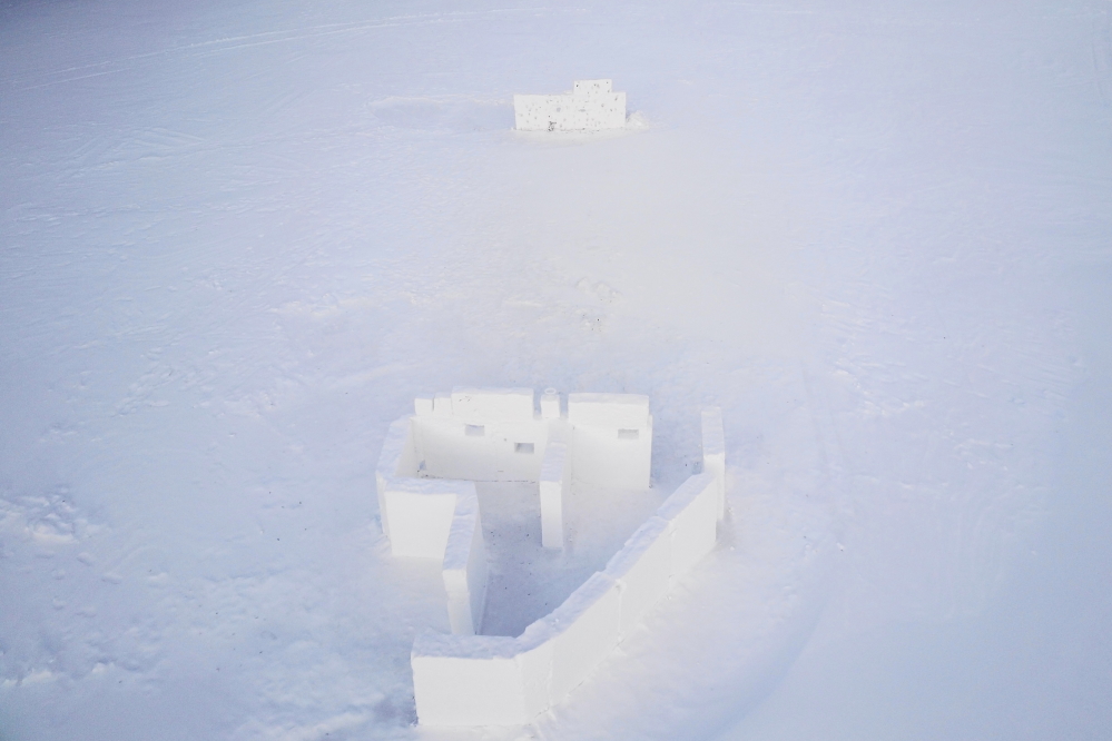 Then the sub-zero came back and the semi-thawed walls became rock hard.