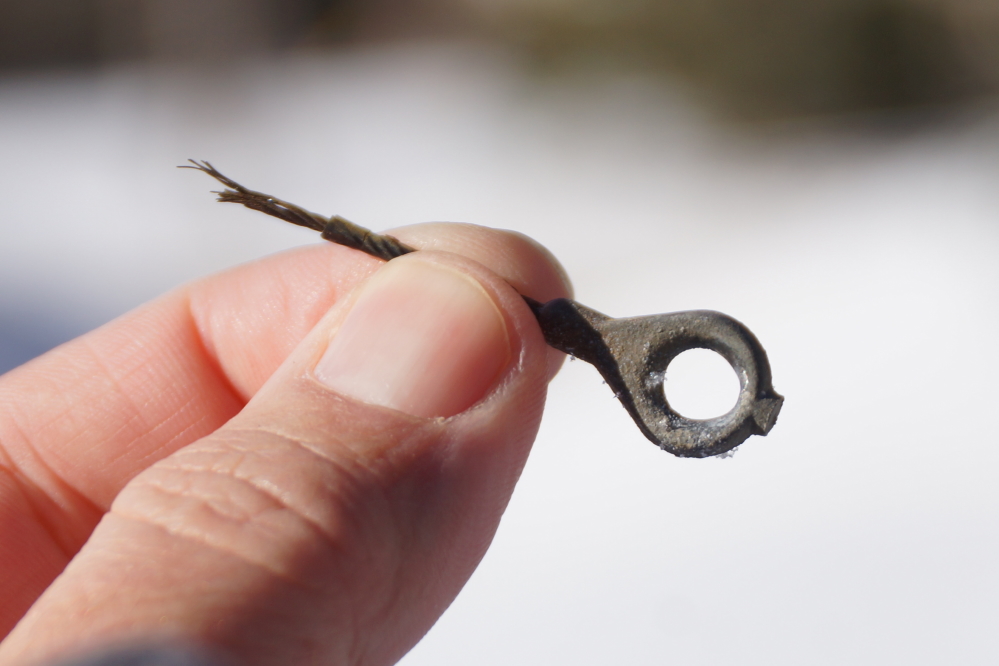 We had planned on de-drifting the bar's entire driveway, but the snowblower's auger cable broke on the second pass.