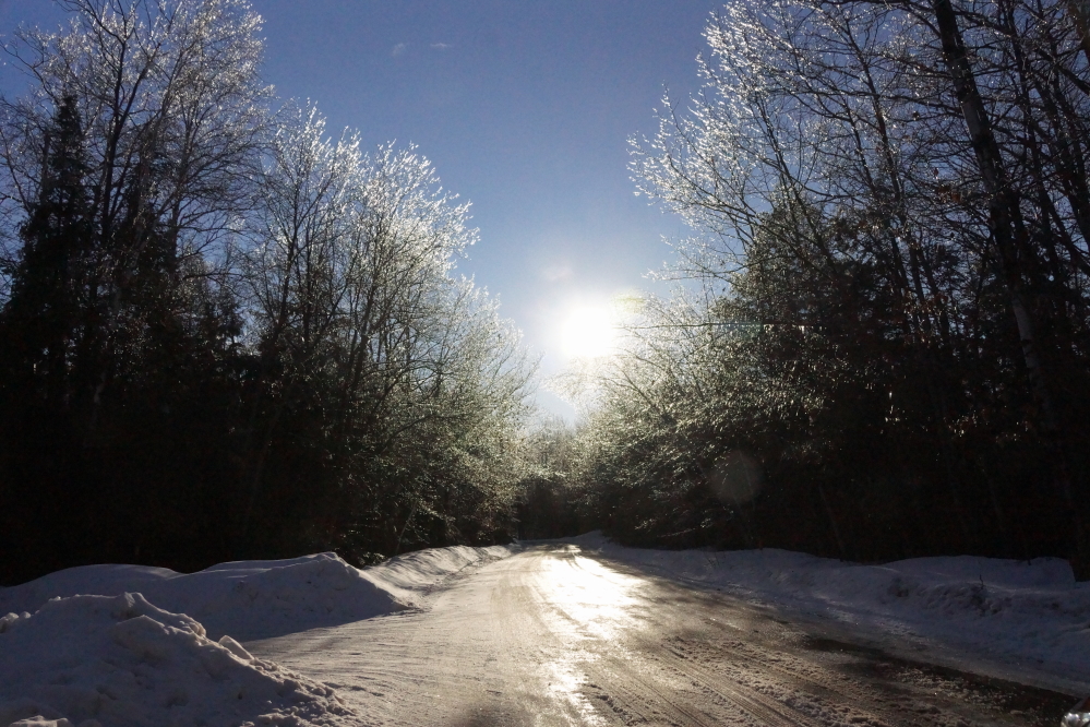 When multiplied by all the trees, roads, and drifts it made for a stunningly memorable sight.