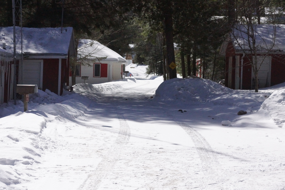The condition of knottlane is passable, but beware the one to two inches of ice that lurk beneath the soft looking snow.