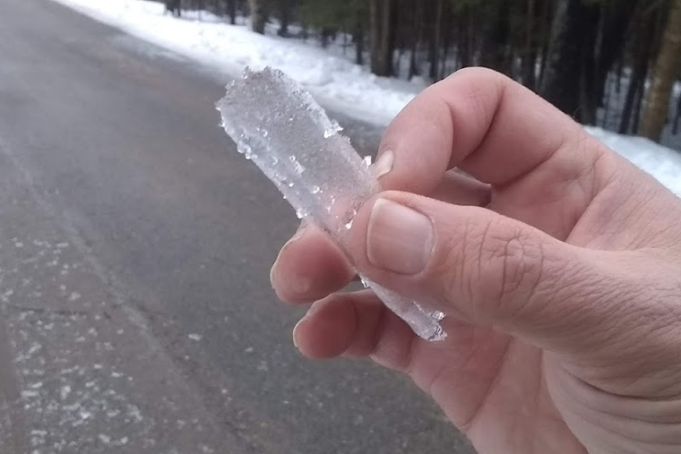 I've never been pelted with waves of ice tubes before. I don't recommend it.