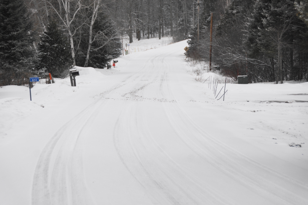 For hopefully the last time this Spring, the roads got ugly.