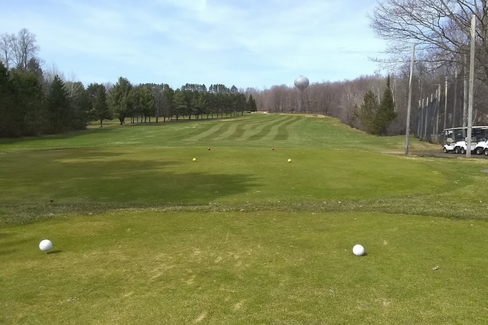 There was also golf. The course was in pretty good shape for early May. 