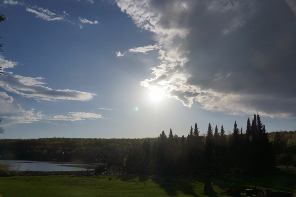 After a few days the weather moved on and the sun came out.