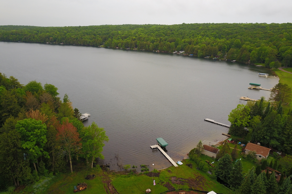 A brief survey of the the lake confirmed that most piers and docks are in.