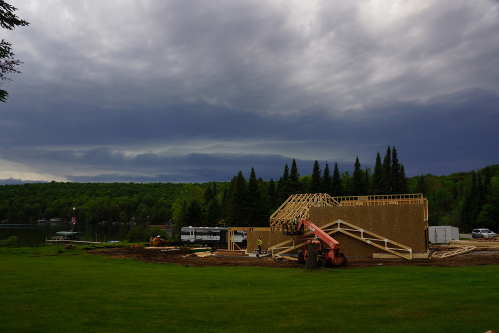 The rain last week was brief but intense. If you looked up on Wednesday evening, you could sort of tell it was coming.