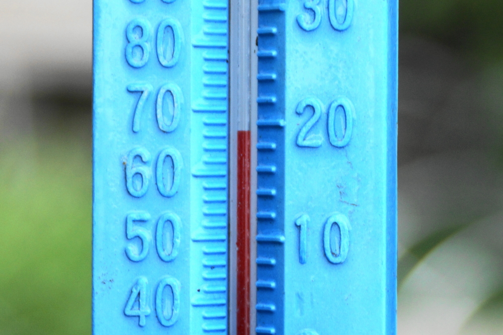 The lake could be warmer. Saturday's low of 44°F didn't help.
