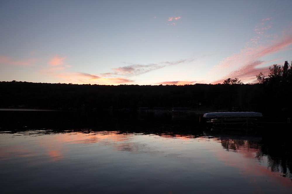There were a few nice sunsets, too.