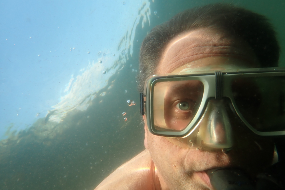 The best way to escape the early week heat was to get into the lake. It was noted that the water is not near its boiling point.
