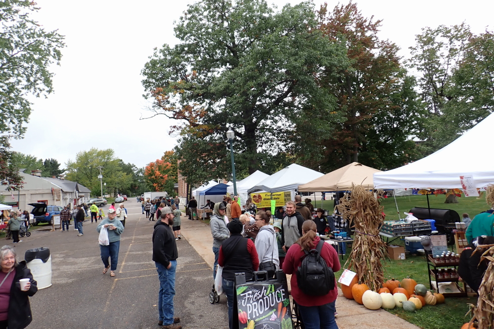 All the weekend rain made this year's Art in the Square a damp, yet still fun festival.