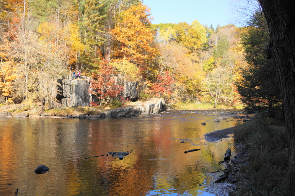 The trees around the dells seemed to be more post peak than those closer to Lucerne.