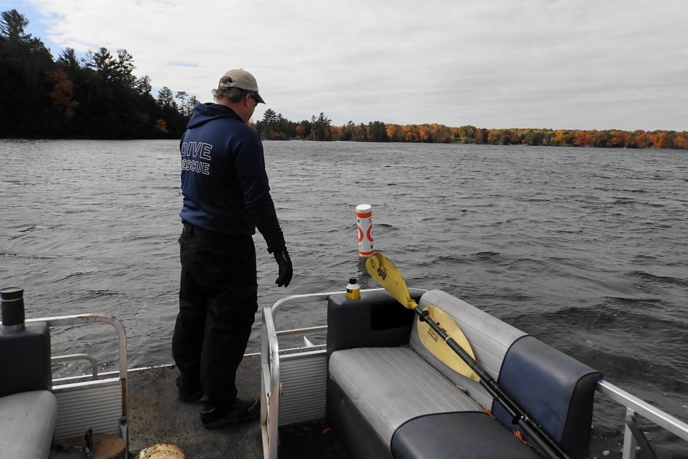 On Saturday, we saved the Lake Association some coin by pulling in the buoys.