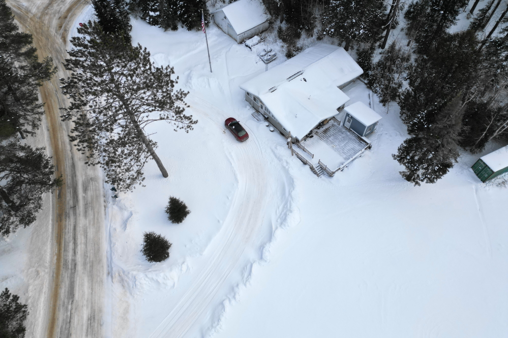 Lake Lucerne and the surrounding areas have yet to get a really big, over 12 inch snow storm, but we've had a few small and moderate snow events. Now we've entered that part of the Winter when we realize that, despite no huge storm, we've got pretty much snow on the ground.