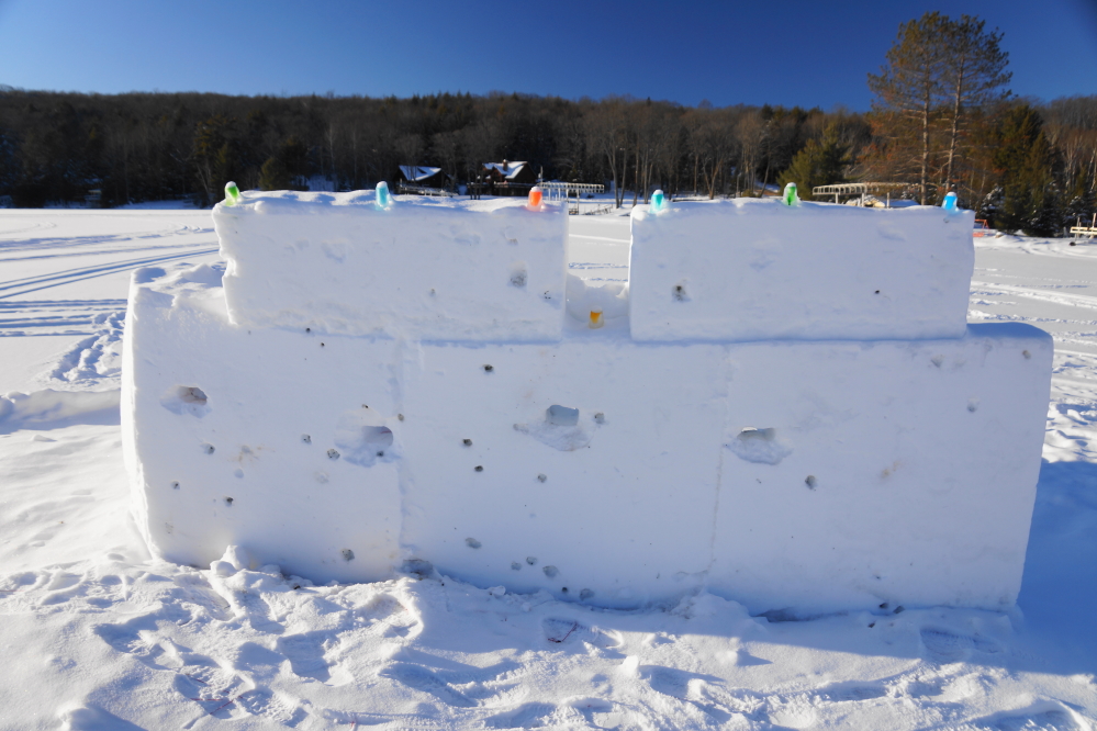 The north fort is scarred, but not tippy.