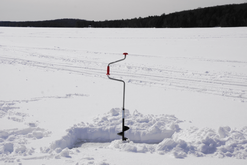 This time of year, it can take longer than you'd think to drill a hole.