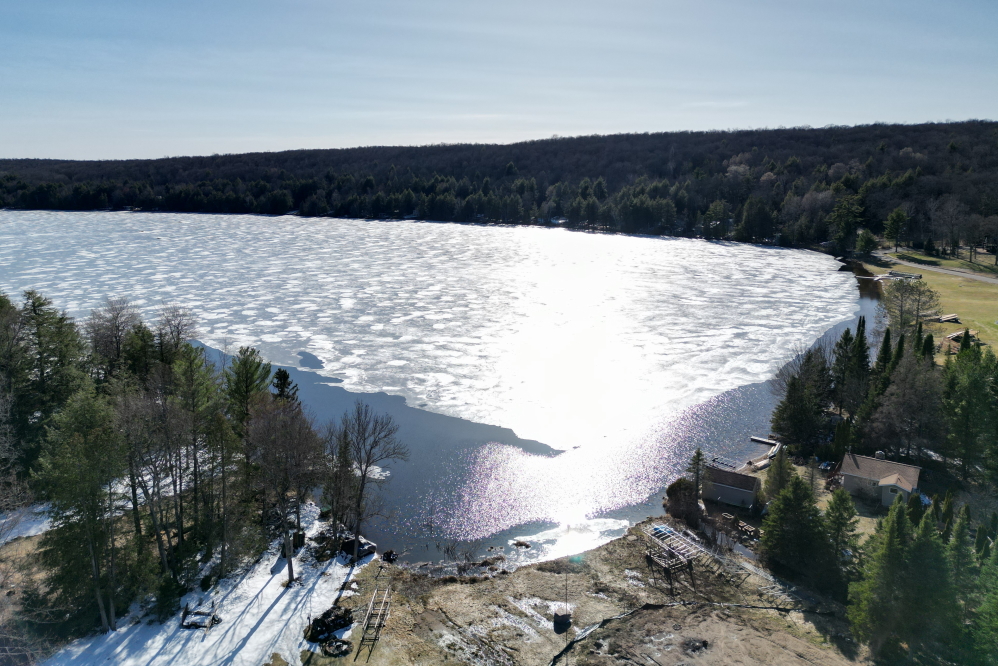 By noon, the north end would be ready for boats and skiers. The other 99% of the lake, not so much.