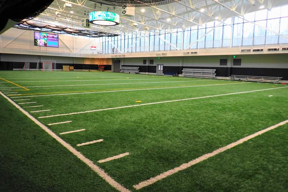 During those holes in the week where it was too cold for the sap to run, the field house at the Forest County Potawatomi Community Center was warm and well lit.