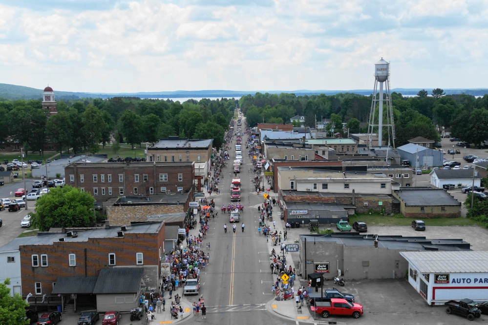 On Saturday at noon in Crandon, one of the longest parades ever marched down Lake Avenue. 