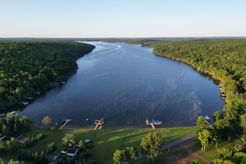 The cooler mornings on the weekend had the lake steaming again.