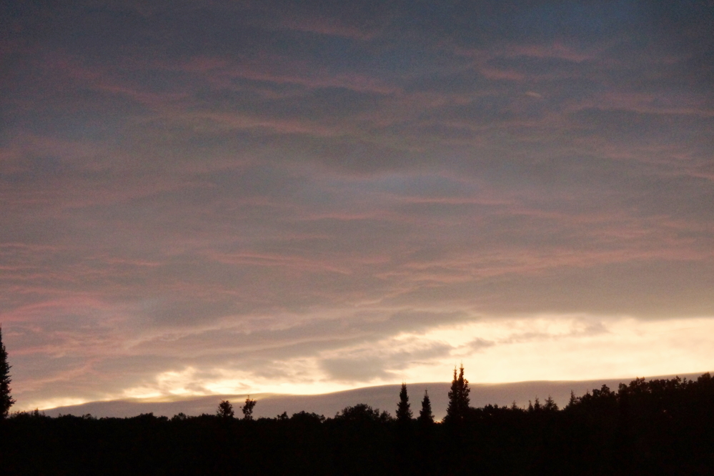 The sunsets after the rain were good, too.