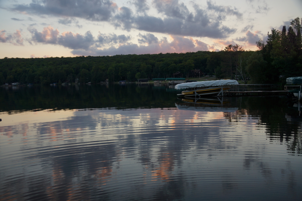 Last Week, the clouds did not get thick enough to give any rain but on several evenings they were full enough to make for some good sunsets.