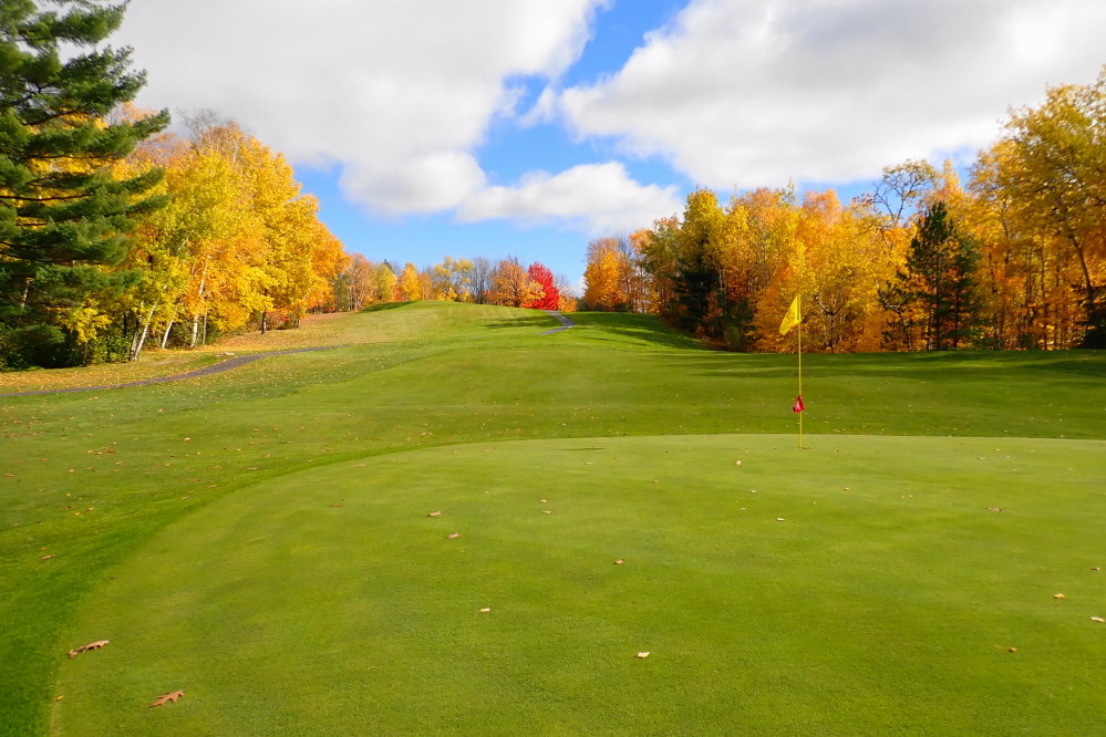 The course itself was in great shape once it stopped raining.