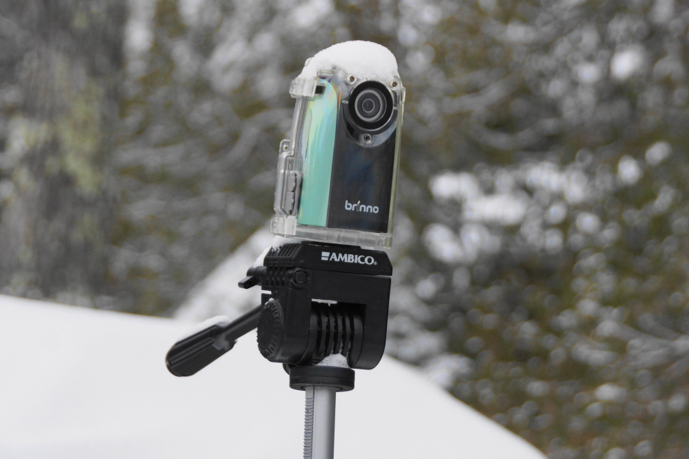 The last task of the week was to get a time lapse camera up to record the coming ice-in.
