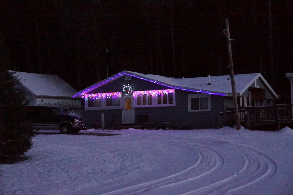 There was enough snow heading into the weekend to give the area a good Christmassy feel.