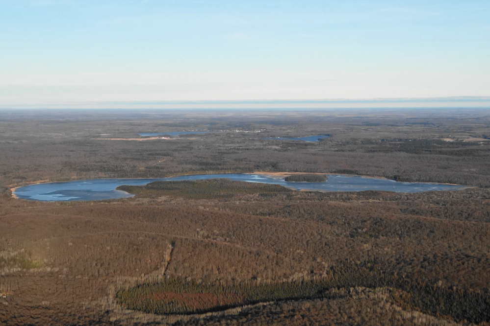 Around mid-week, the ice on Wabikon began to break up. It was mostly gone by the weekend.