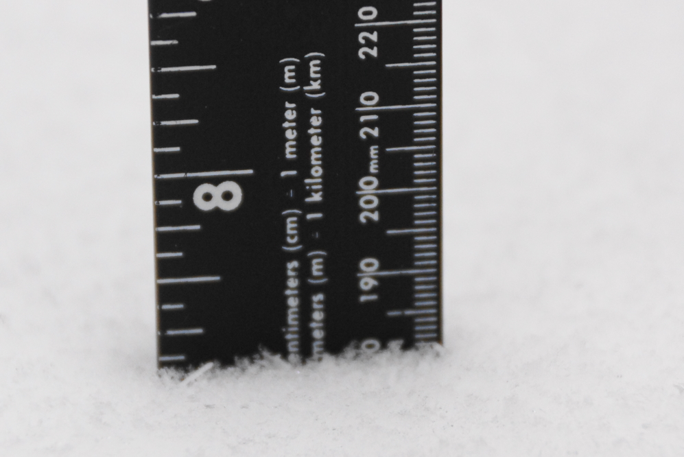 The snow at the start of the week was not trivial. Nor was it light. Thankfully, the reign of 7+ inches of wet, heavy snow over decks and roads was not to last long.