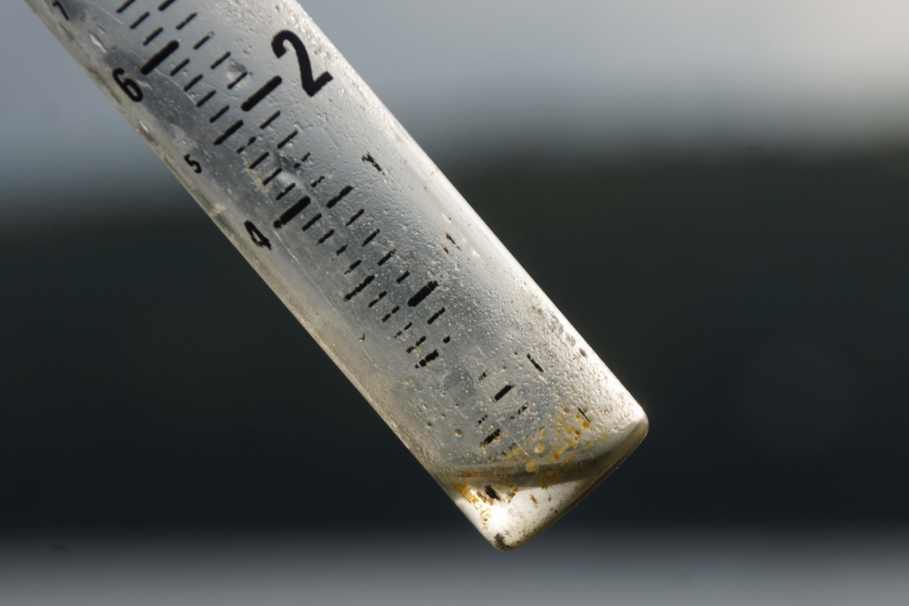 Both rain events last week didn't have much accumulation.