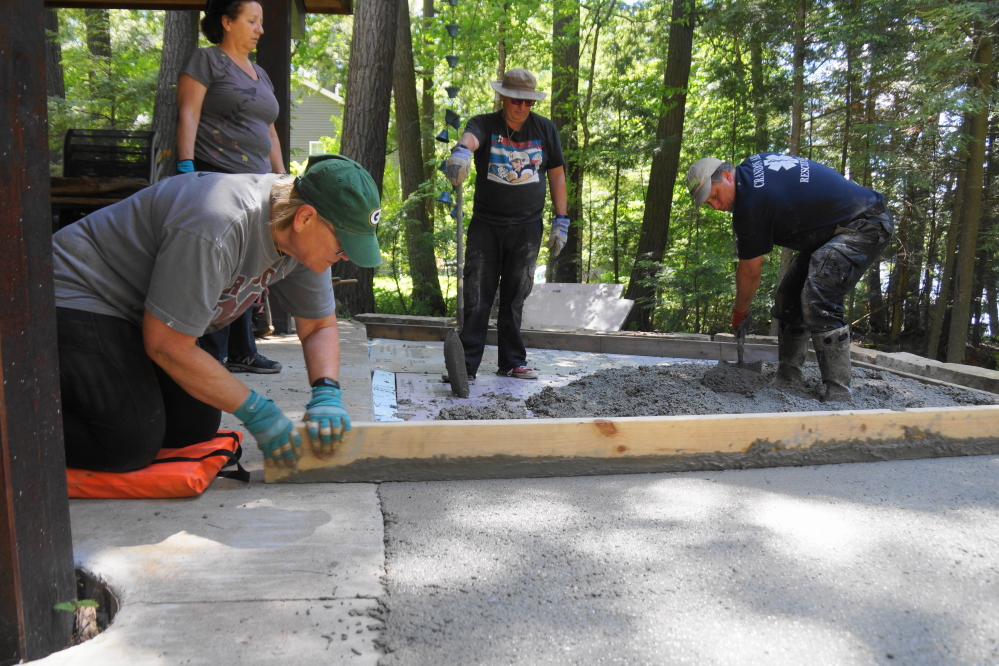 The tasks were completed without injury and, thanks to ibuprofen, without much post pour pain.