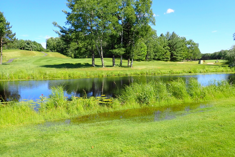 All the rain has made the water hazards on local golf courses into WATER HAZARDS.