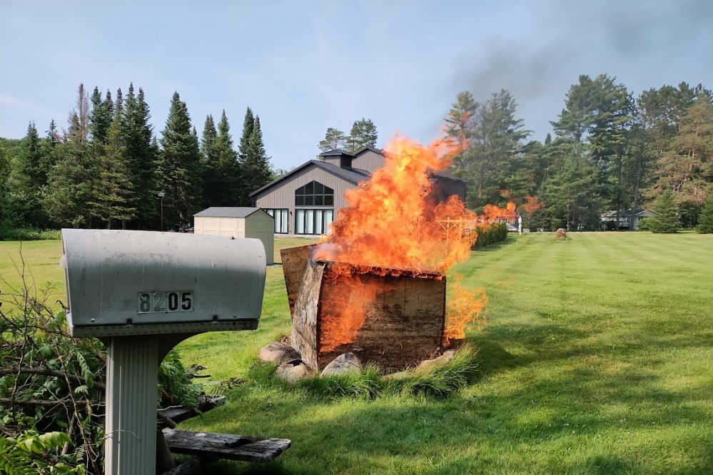 A much bigger fire.