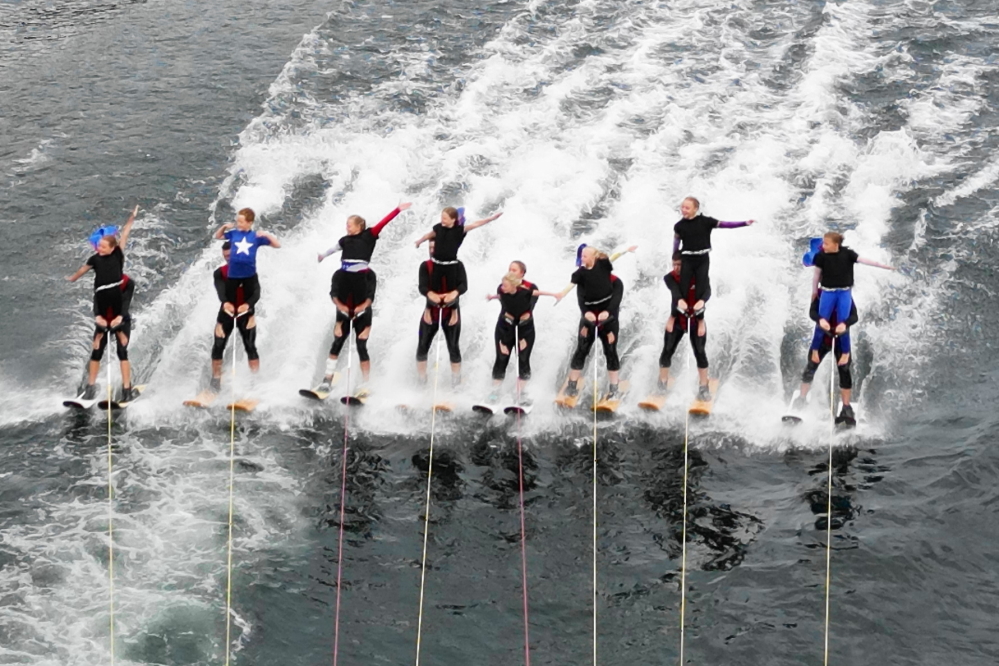 The second last ski show of the season was held without incident on Wednesday.