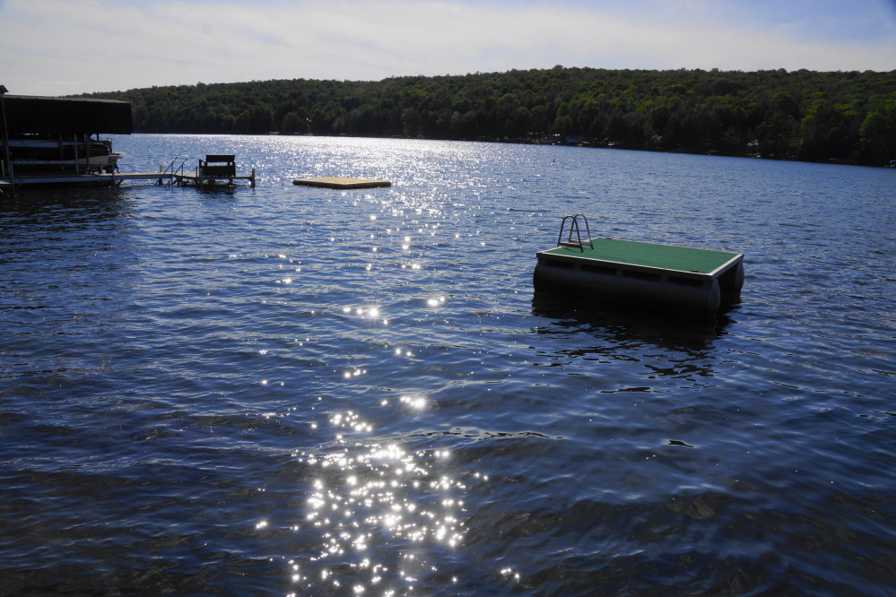 All during the warmer parts of the week, the lake proved to be a great escape from the day's heat.