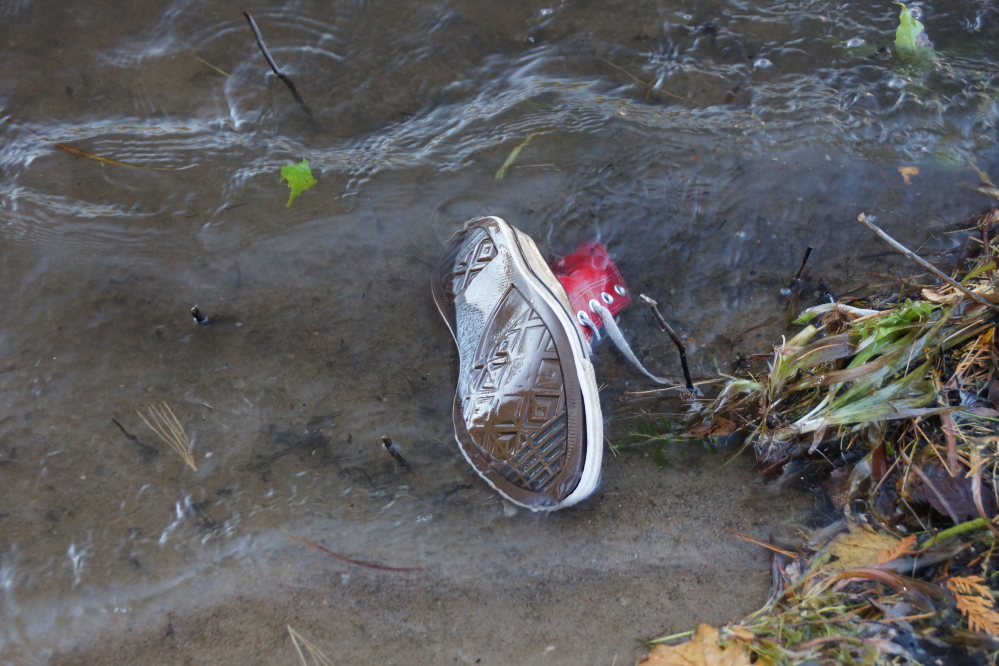 As luck would have it, an identical shoe washed up on the shore a day later and all was good again.