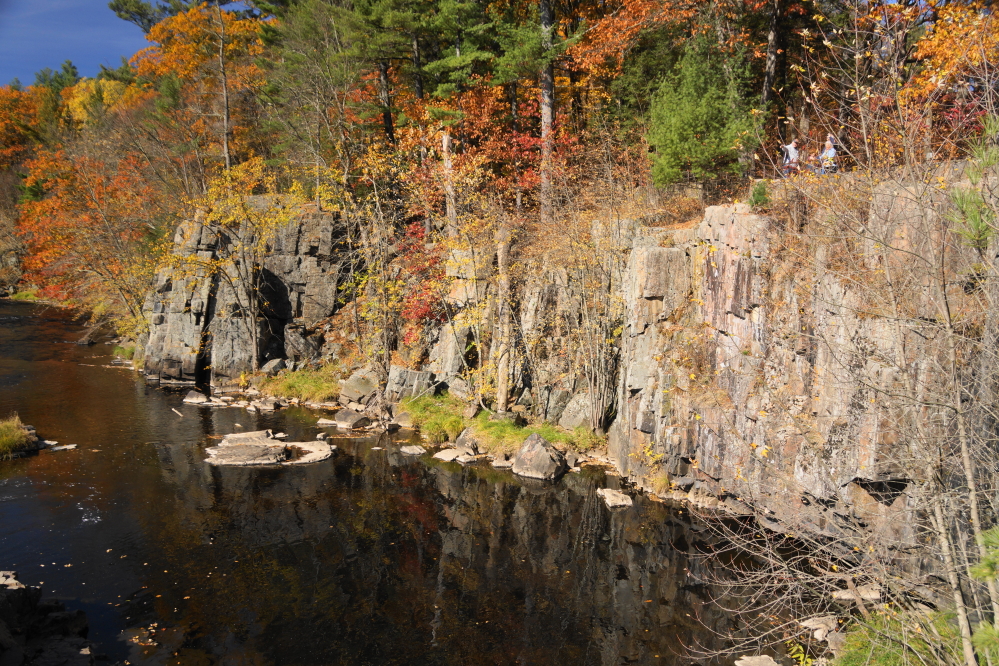 The cliffs of the dells are impressive, but only for looking at, not for jumping from (The pools under them are cold and not that deep).