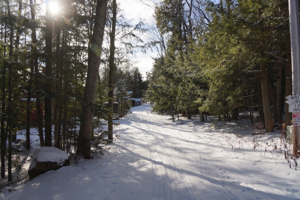 Knott Lane was the most un-cleaned of all. 
