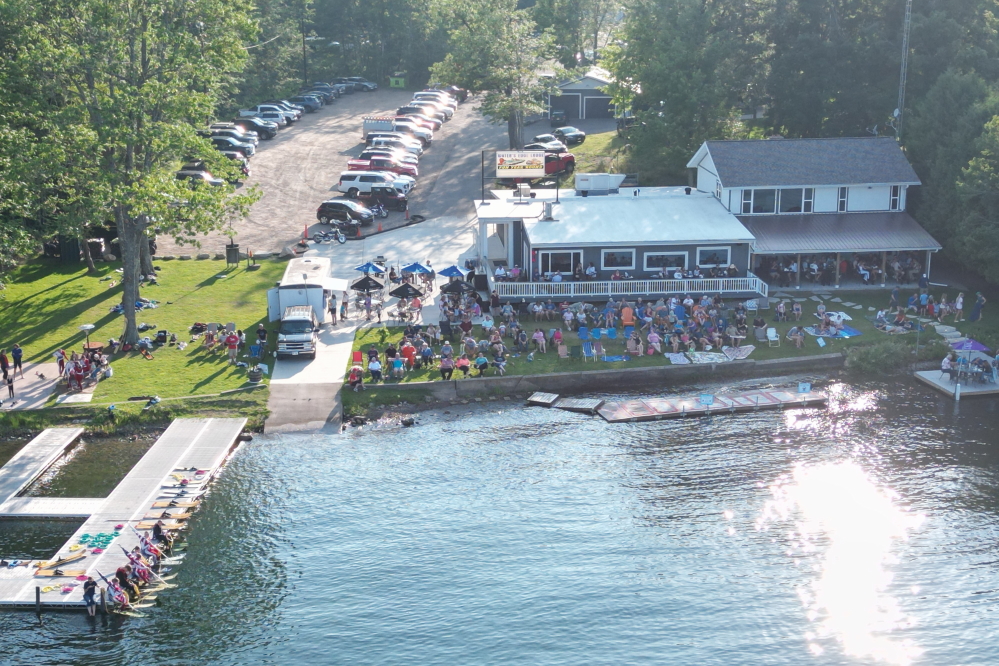 Monday's ski show was warm, dry, and well attended.