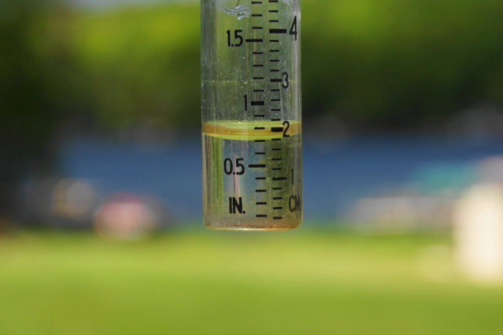The three quarters of an inch will keep the lake level high.