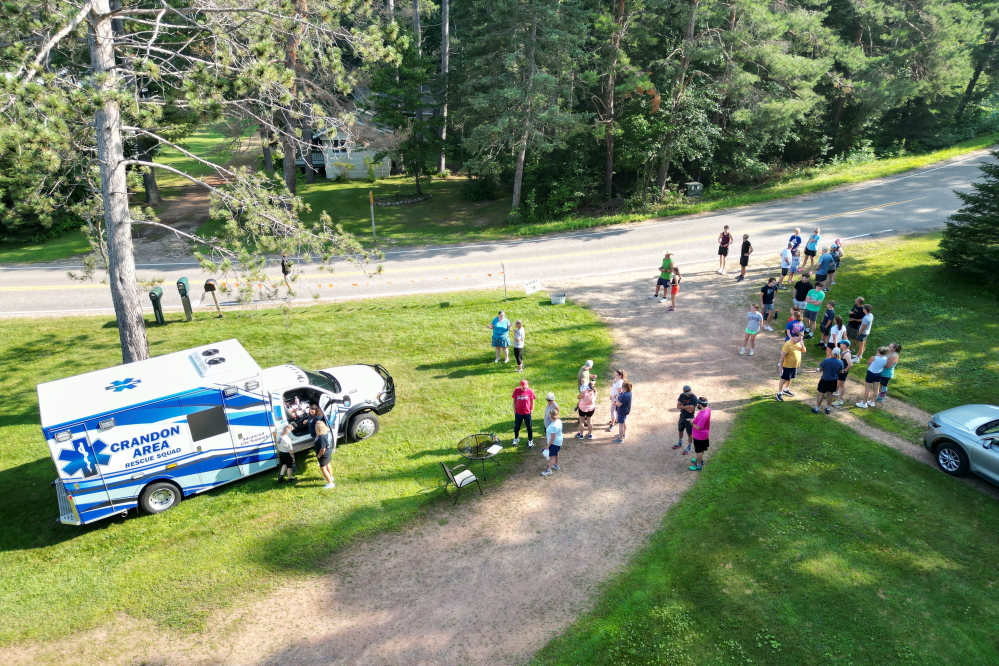 On Saturday, before the heat was turned up to 11, participants gathered for the 3rd Annual Lake Lucerne 5K-ish fun run/walk.