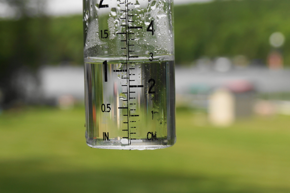 The second rain event, the one that soaked day one of Footstock, was twice as wet as the one at the start of the week.