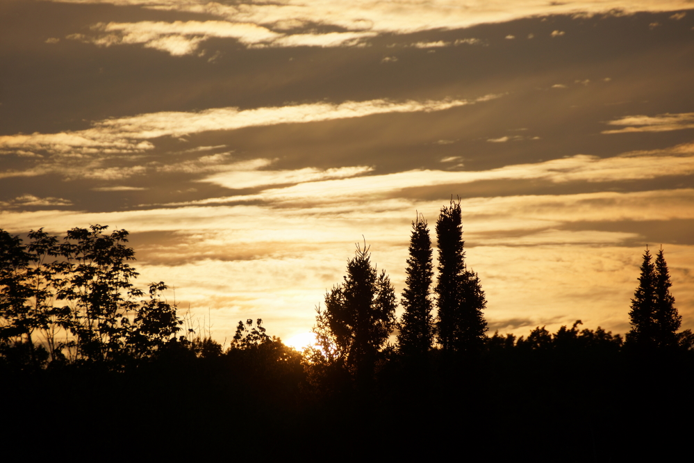 The first few sunsets of last week had just a hit of smoke. By the weekend, it was all gone. Some celebrated by pulling footers in the rain.