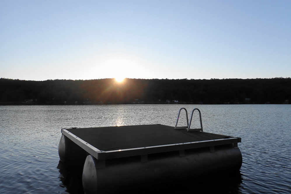 Soon Lucerne's temperature will fall well below 70°F. The sun is setting on the sane swimming season.